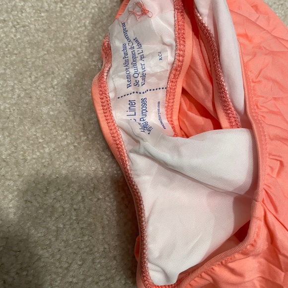 New Athena Ruched High Rise Swim Bottom solid Orange 10,12, 14 and plus size 16 - Picture 6 of 8